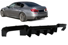 Load image into Gallery viewer, Diffusore Posteriore a doppia uscita BMW Serie 5 F10 F11 (2011-2017) M Design Piano Black