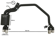 Load image into Gallery viewer, Sistema di scarico per BMW Serie 5 F10 (2011-2016) 102-433/70RS Doppia uscita