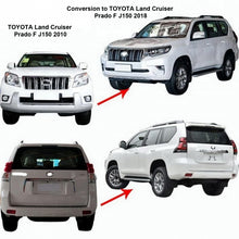 Carica l&#39;immagine nel visualizzatore di Gallery, Body Kit Facelift per Conversione Toyota Land Cruiser Prado FJ150 Retrofit Assembly (2010+) to (2018+) Model