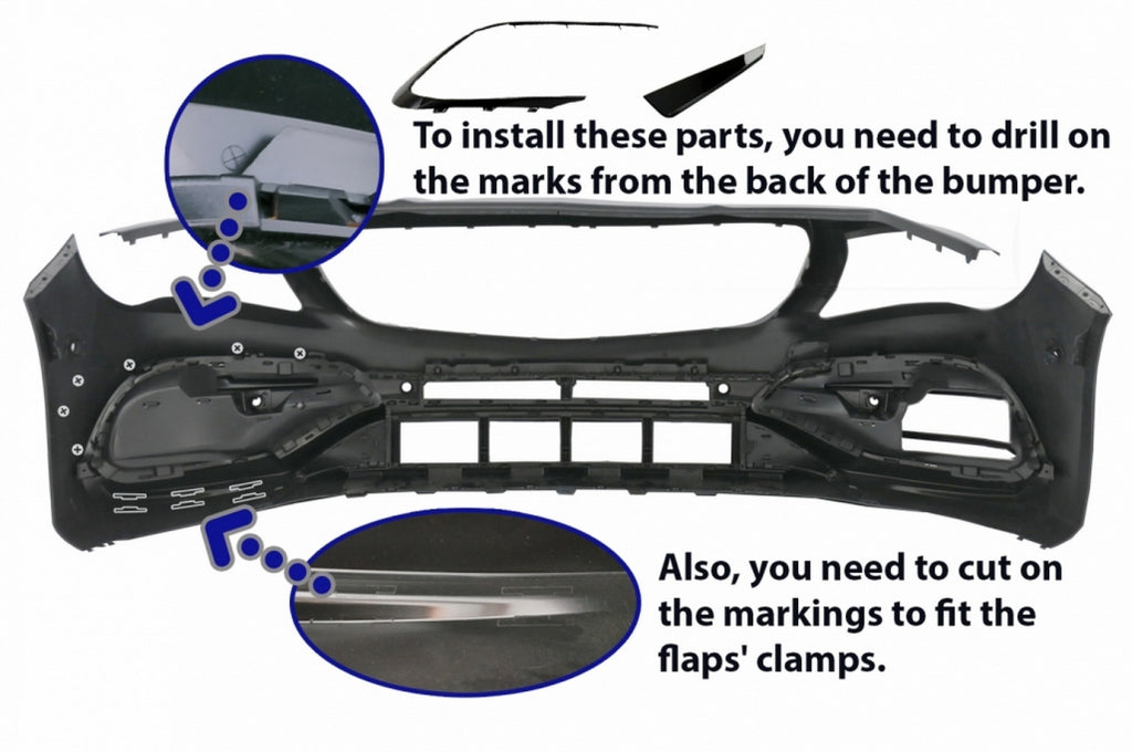 Paraurti Anteriore Mercedes W117 X117 CLA (2013-2018) CLA45 Design