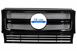 Griglia Anteriore Mercedes Classe G W463 (1990-2017) New G65 G63 Design Full Nero Lucido