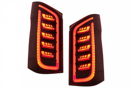 Fari Posteriori Full LED Fumè Dinamici Sequenziali per Mercedes Classe V W447 (2014-2019) Porta Singola