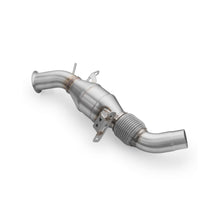 Carica l'immagine nel visualizzatore di Gallery, Downpipe decat in acciaio inox RM Motors per BMW Serie 1 F20 F21 EURO 5 con staffe di fissaggio e giunto flessibile
