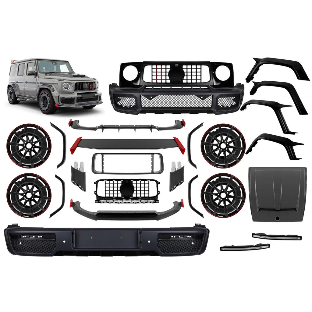 B900 design kit con carbonio additions e 22" ruote per Mercedes Classe G W464 2018-2024