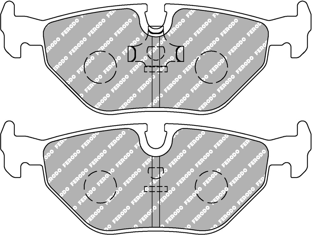 Pastiglie freni Ferodo DS Performance posteriori BMW Serie M3 E36, Serie 5 E34, Z3 E36/7 - E36/8