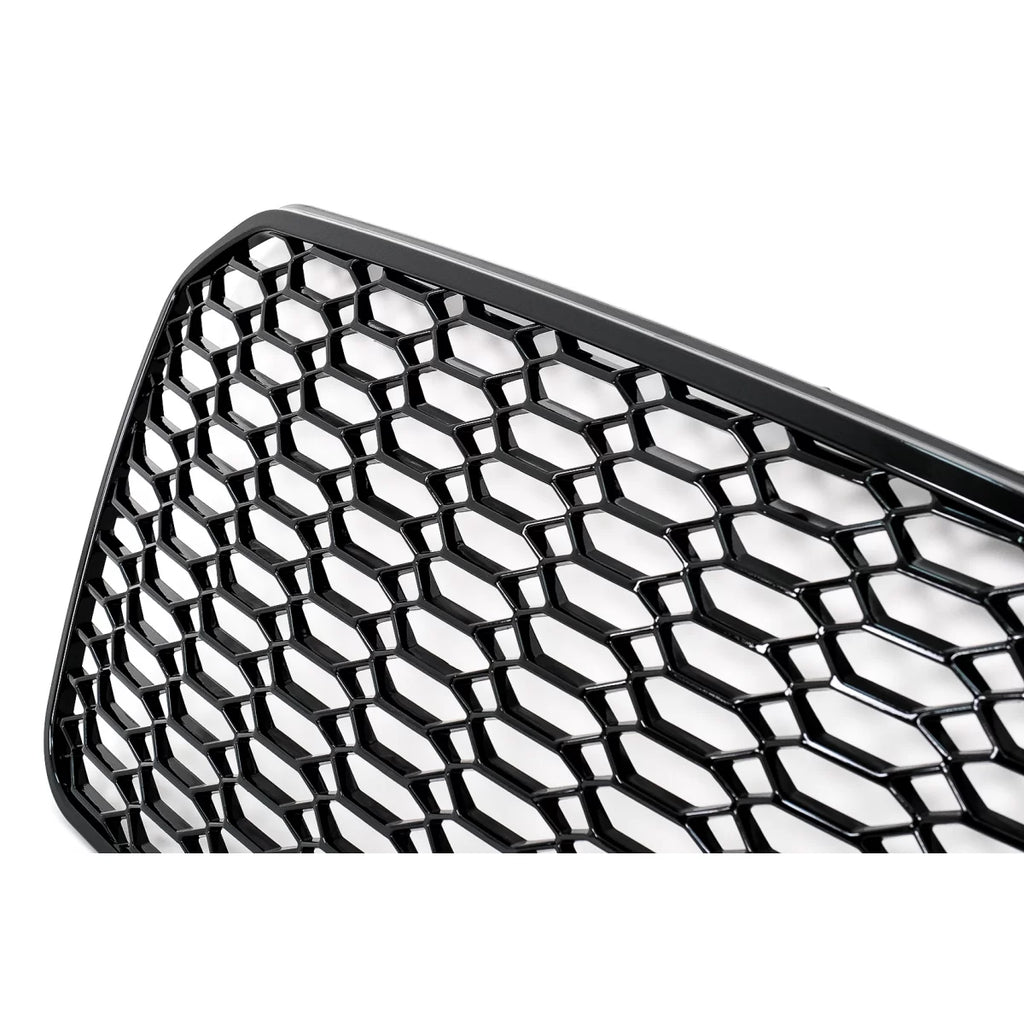 Senza logo Griglia centrale per Audi A6 C7 4G (2011-2014) lucido nero