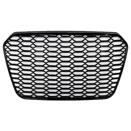 Senza logo Griglia centrale per Audi A6 C7 4G (2011-2014) lucido nero