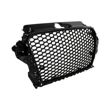 Carica l'immagine nel visualizzatore di Gallery, Senza logo Griglia anteriore con fendinebbia lampada coperture laterale griglie per Audi A3 8V (2012-2016) RS3 design