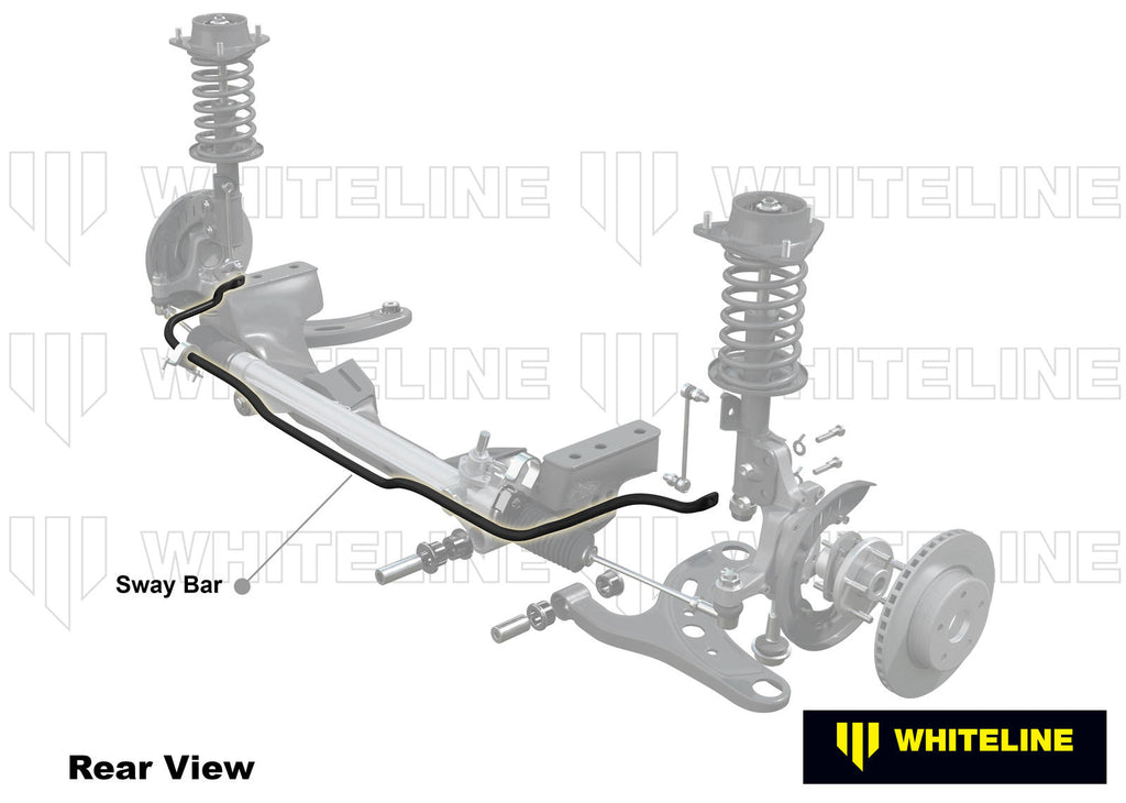 Barra antirollio anteriore Whiteline 22 mm per Honda Integra DC5 Type R e Type S — dettaglio 1