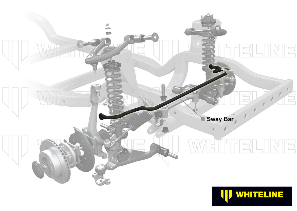 Barra antirollio anteriore Whiteline 38 mm per Nissan Patrol Y62 — dettaglio 1