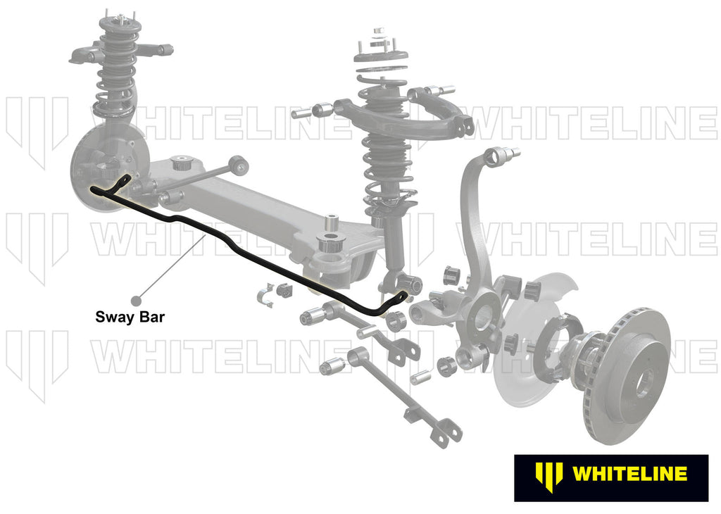 Barra antirollio posteriore Whiteline 18 mm per Hyundai i30 GD e Veloster FS — dettaglio 1