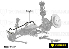 Barra antirollio posteriore Whiteline 22 mm per Honda Civic MK10/MK11 — dettaglio 1