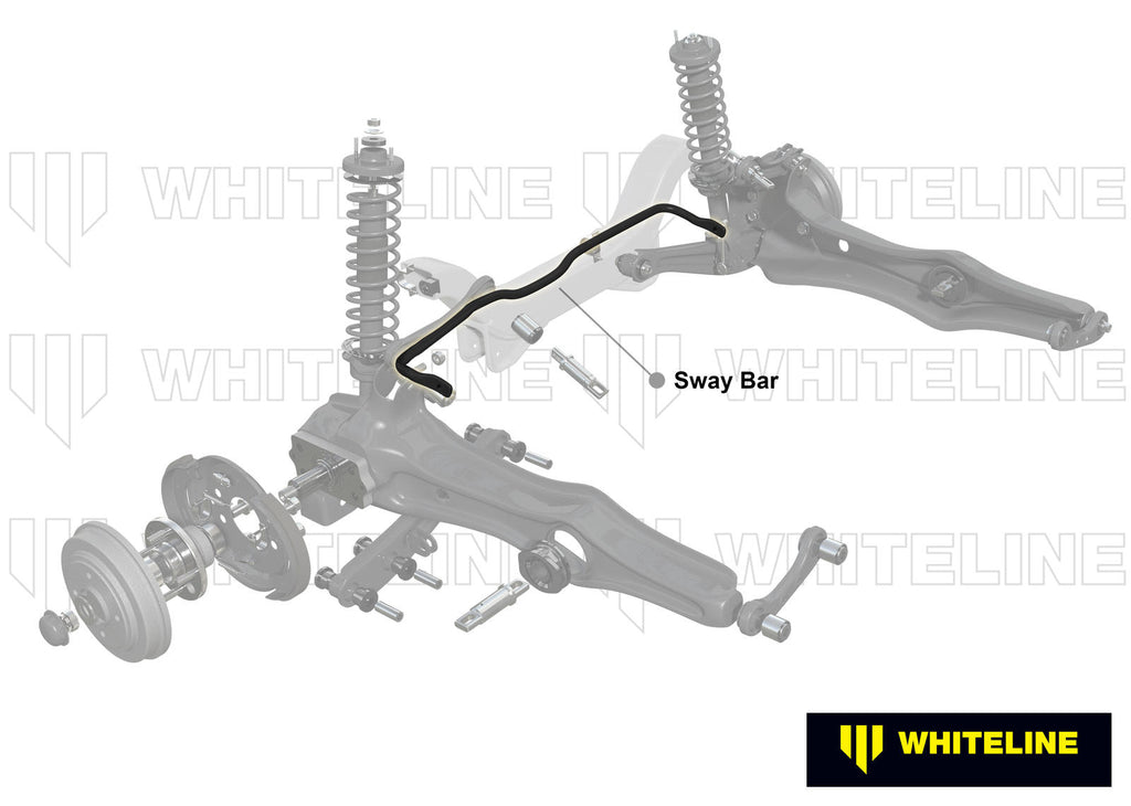 Barra antirollio posteriore Whiteline 24 mm per MINI Cooper F55/F56/F57 — dettaglio 1