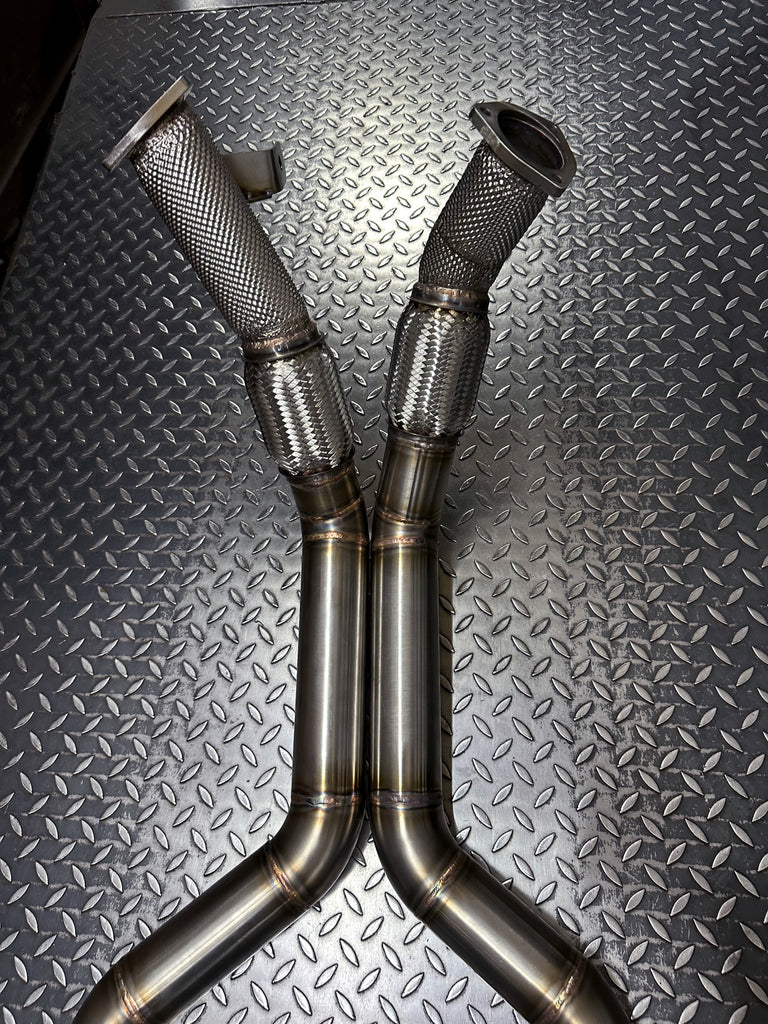 Front pipe BAQ Exhaust Audi RS6 / RS7 C8 4.0 TFSI V8 elimina risonatori (dal 2020) – foto 5