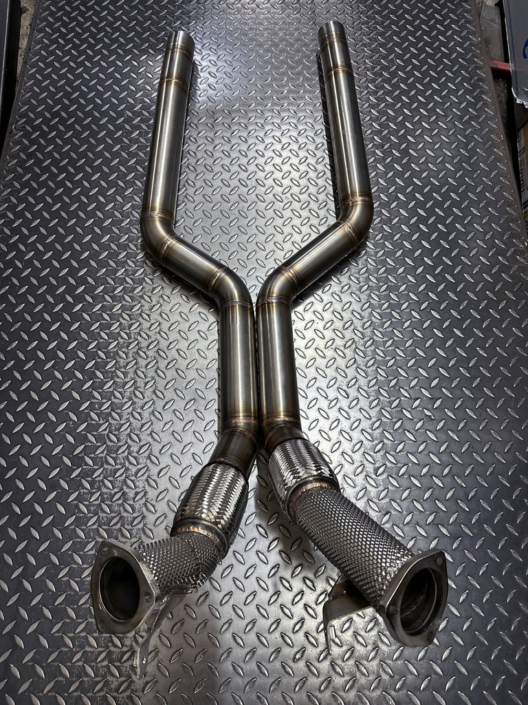 Front pipe BAQ Exhaust Audi RS6 / RS7 C8 4.0 TFSI V8 elimina risonatori (dal 2020) – foto 1