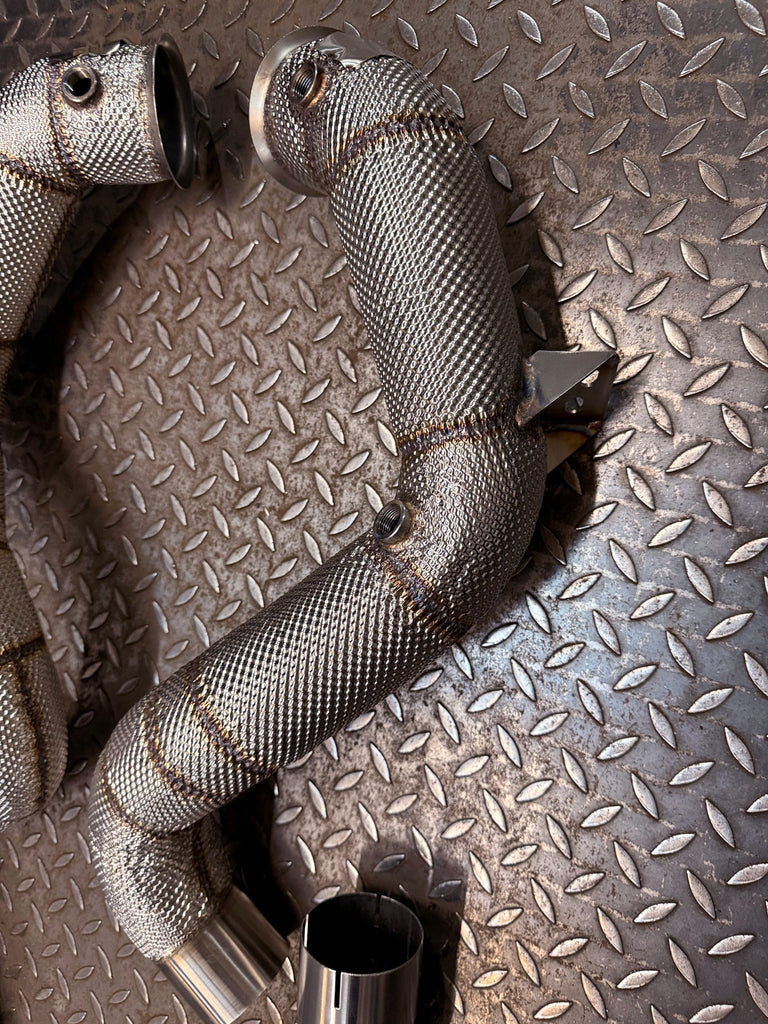 Downpipe BAQ Exhaust Mercedes AMG GT / GT S / GT C / GT R C190 4.0 V8 – foto 2