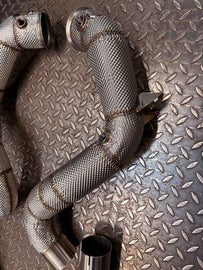 Downpipe BAQ Exhaust Mercedes AMG GT / GT S / GT C / GT R C190 4.0 V8 – foto 2
