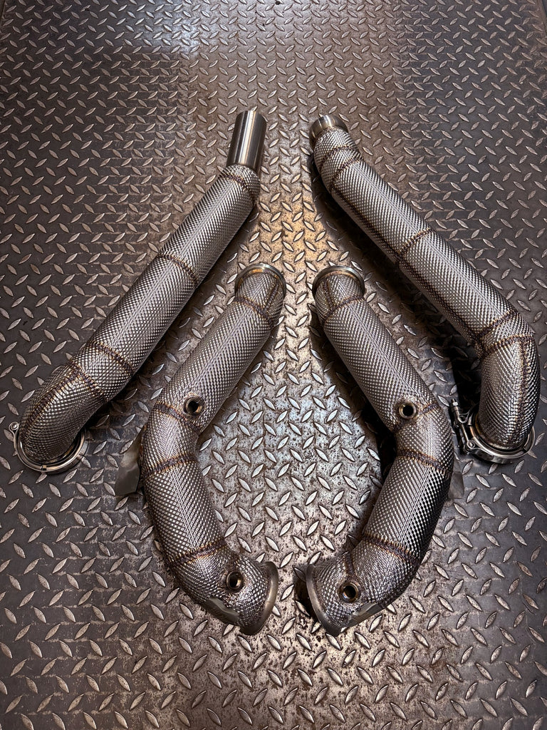 Downpipe BAQ Exhaust Mercedes C63 / C63 S AMG W205 Facelift con GPF (2018+) – foto 7