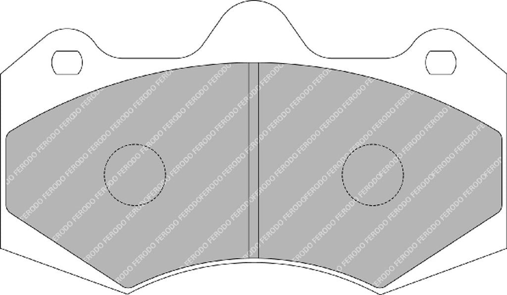 Pastiglie freni racing Ferodo DS3000 anteriori per pinze AP Racing