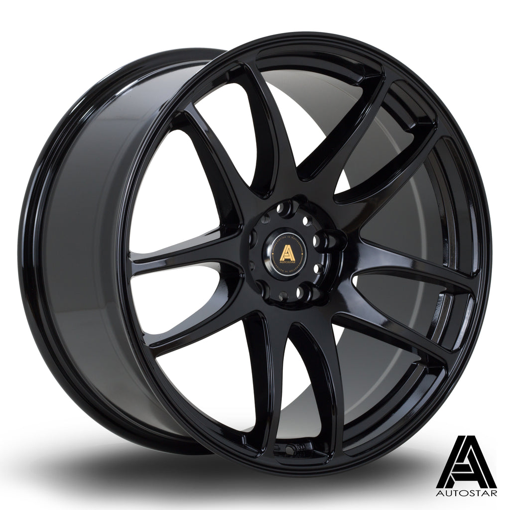 Cerchio in lega Autostar A510 19x9.5 5x114.3 ET35 Gloss Black