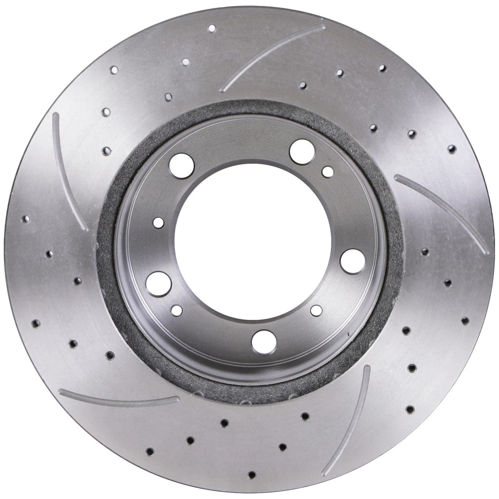 Dischi Freno Anteriori Forati Baffati 298mm Porsche Boxster 986 2.5 2.7 1996-2004 - foto 5