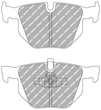 Pastiglie freni Ferodo DS Performance posteriori BMW Serie 3 E92/E93/E90/E91