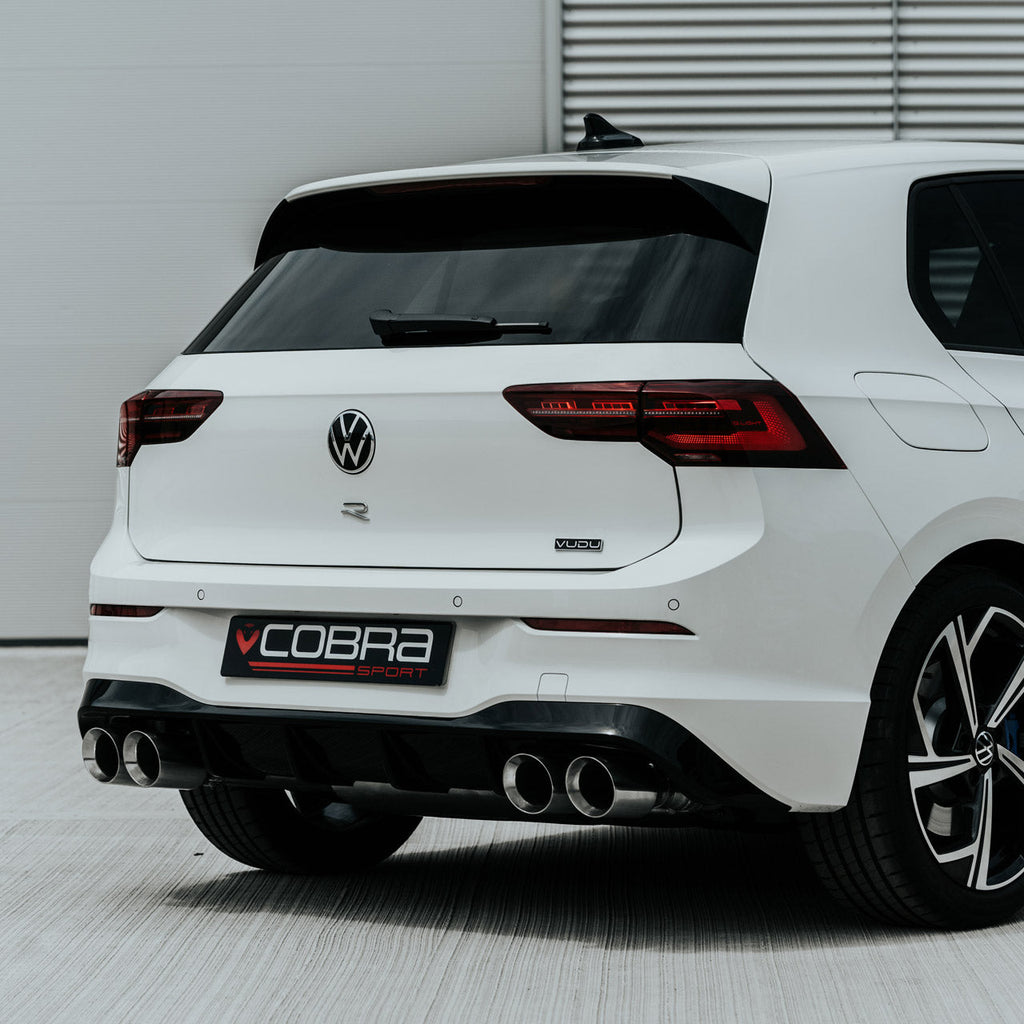 Cobra Sport Scarico sportivo Turbo Back valvolato per VW Golf 8 R 2.0L TSI (2021+)