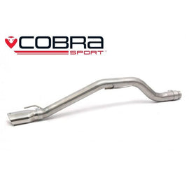 Cobra Sport Terminale di scarico Venom Box Delete per Opel Corsa D 1.4L Turbo Black Edition (12-14)
