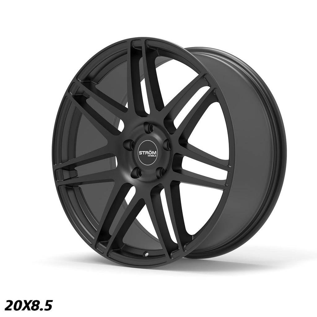 Cerchio in lega Ström STR3 20x8.5 5x112 ET32 Full Satin Black
