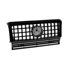 Nero lucido GT-stile griglia per Mercedes Classe G W463 1990-2018