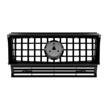 Nero lucido GT-stile griglia per Mercedes Classe G W463 1990-2018