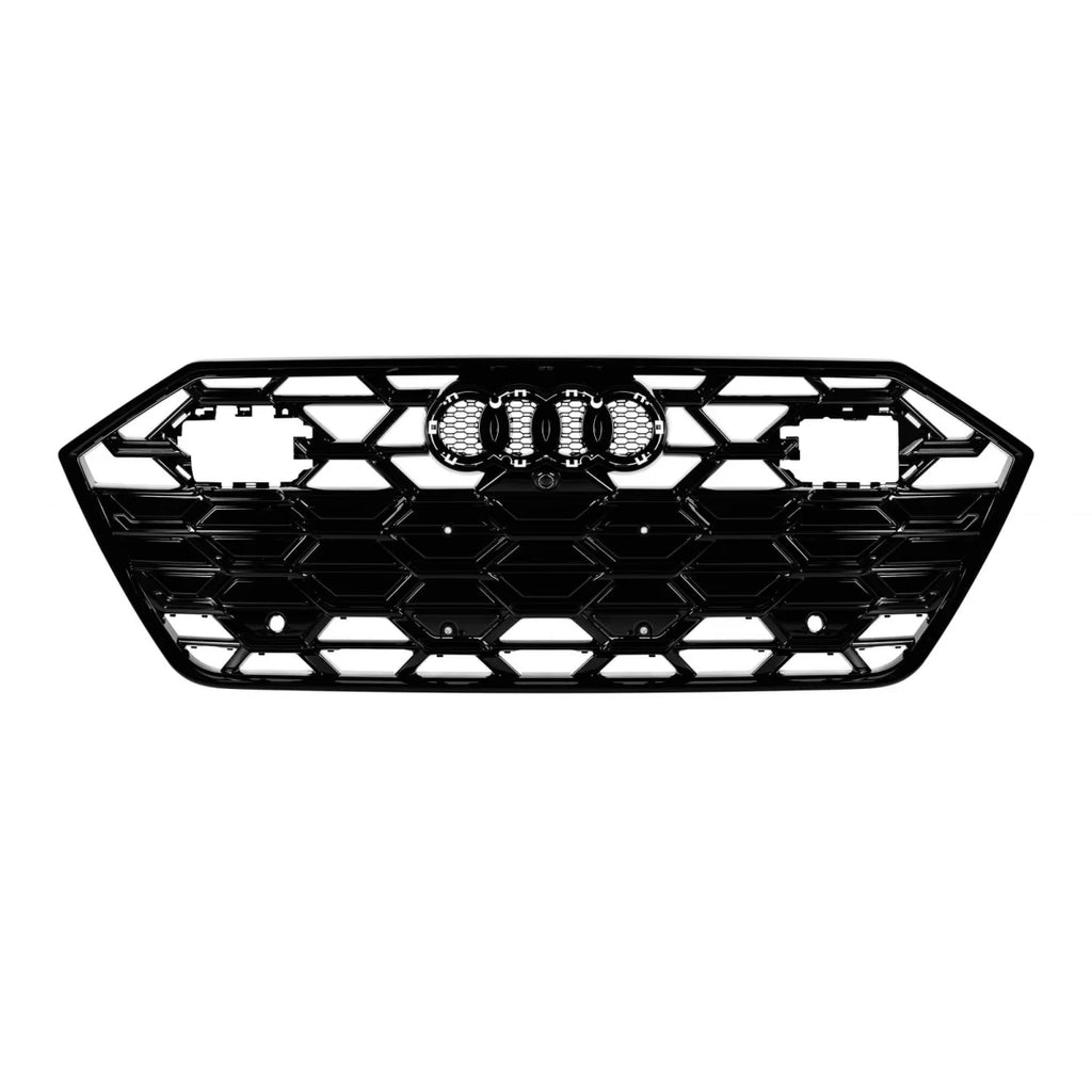 Nero lucido S-stile griglia per Audi A7 2018-2023
