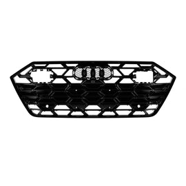 Nero lucido S-stile griglia per Audi A7 2018-2023
