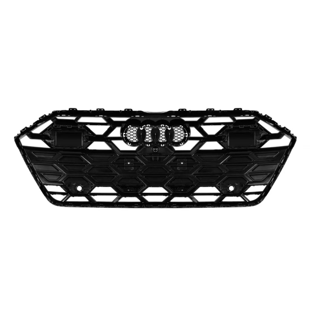 Nero lucido S-stile griglia per Audi A7 2018-2023