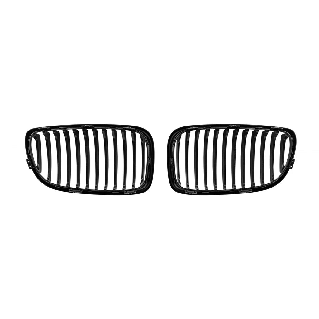 Nero Griglie a doppio rene per BMW Serie 1 E81, E82, E87, E88 2007-2011