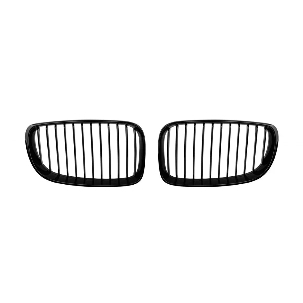 Nero Griglie a doppio rene per BMW Serie 1 E81, E82, E87, E88 2007-2011