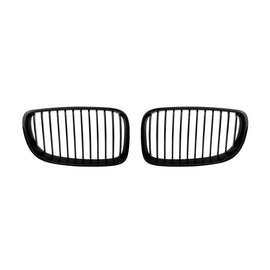 Nero Griglie a doppio rene per BMW Serie 1 E81, E82, E87, E88 2007-2011