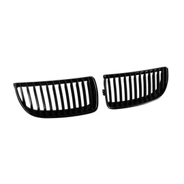 Nero Griglie a doppio rene per BMW Serie 3 E90 berlina, E91 Touring 2005-2008