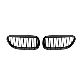Nero Griglie a doppio rene per BMW Serie 6 E63 coupe, E64 cabriolet 2004-2011