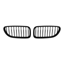 Carica l'immagine nel visualizzatore di Gallery, Nero Griglie a doppio rene per BMW Serie 6 F06 Gran Coupe, F12 Cabriolet, F13 Coupe 2011-2018