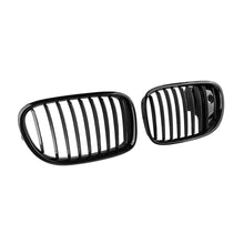 Carica l'immagine nel visualizzatore di Gallery, Nero Griglie a doppio rene per BMW Serie 7 F01 corto passo, F02 lungo passo 2008-2015 con telecamera apertura