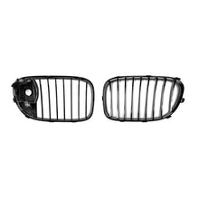 Carica l'immagine nel visualizzatore di Gallery, Nero Griglie a doppio rene per BMW Serie 7 F01 corto passo, F02 lungo passo 2008-2015 con telecamera apertura