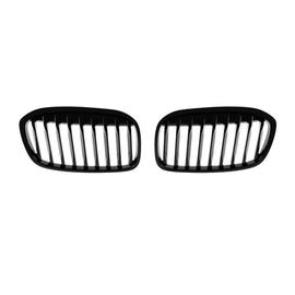 Nero Griglie a doppio rene per BMW Serie 2 F45, F46 2017-2019 a lamella singola
