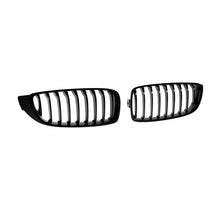 Carica l'immagine nel visualizzatore di Gallery, Nero Griglie a doppio rene per BMW Serie 4 F32, F33, F36 2013-2021 a lamella singola