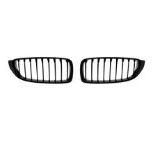 Carica l'immagine nel visualizzatore di Gallery, Nero Griglie a doppio rene per BMW Serie 4 F32, F33, F36 2013-2021 a lamella singola