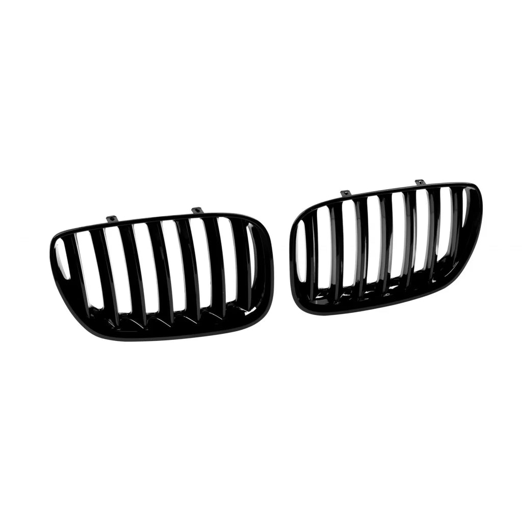 Nero Griglie a doppio rene per BMW X5 E53 2004-2006
