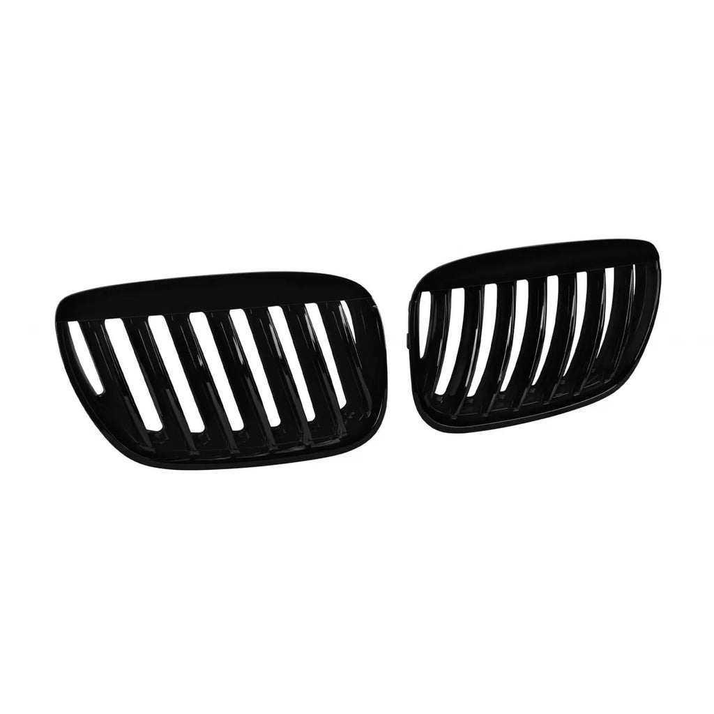 Nero Griglie a doppio rene per BMW X5 E53 2004-2006