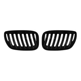 Nero Griglie a doppio rene per BMW X5 E53 2004-2006