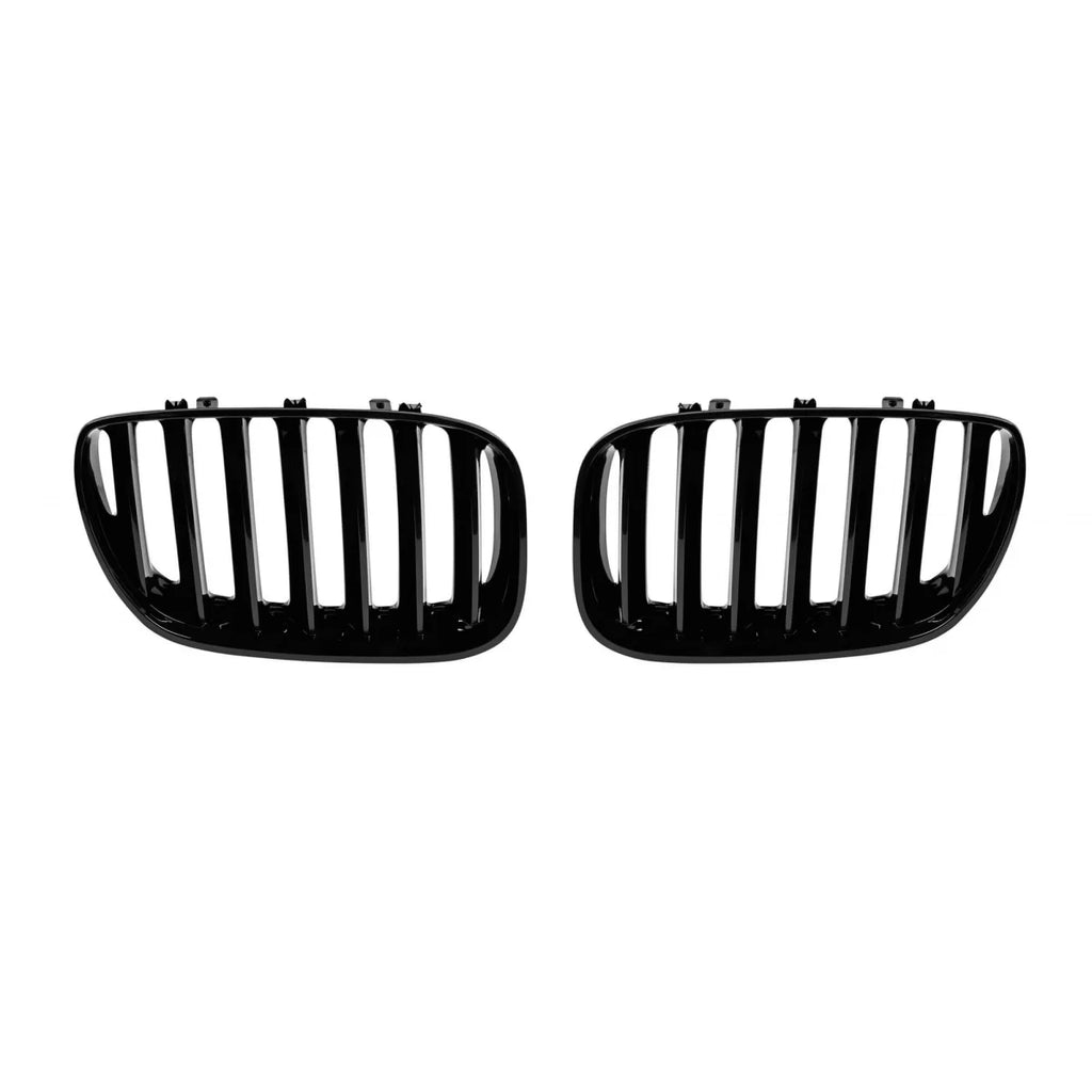 Nero Griglie a doppio rene per BMW X5 E53 2004-2006