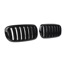 Carica l'immagine nel visualizzatore di Gallery, Nero Griglie a doppio rene per BMW X5 F15 2013-2018, X6 F16 2014-2019